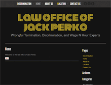 Tablet Screenshot of jackperkolaw.com
